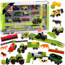 Farm játék készlet mezőgazdasági gépekkel Inlea4Fun FARM TRACTOR SET - 