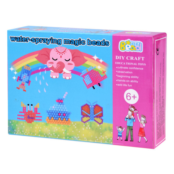 Set mărgele cu 24 culori - Inlea4Fun WATER-SPRAYING MAGIC BEADS