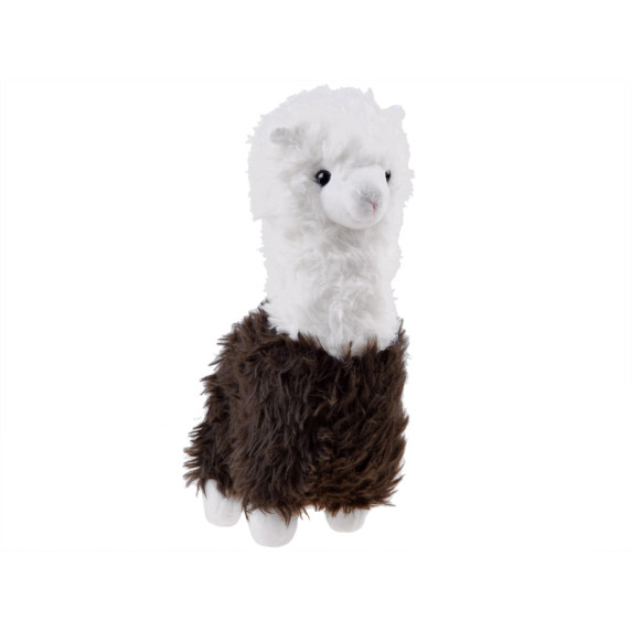 Jucărie de pluș pufoasă alpaca 28cm Inlea4fun - maro