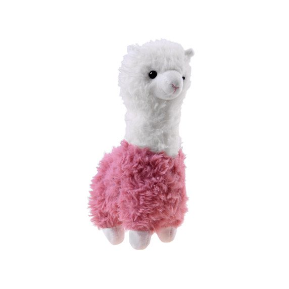 Jucărie de pluș pufoasă alpaca 28cm Inlea4fun - roz