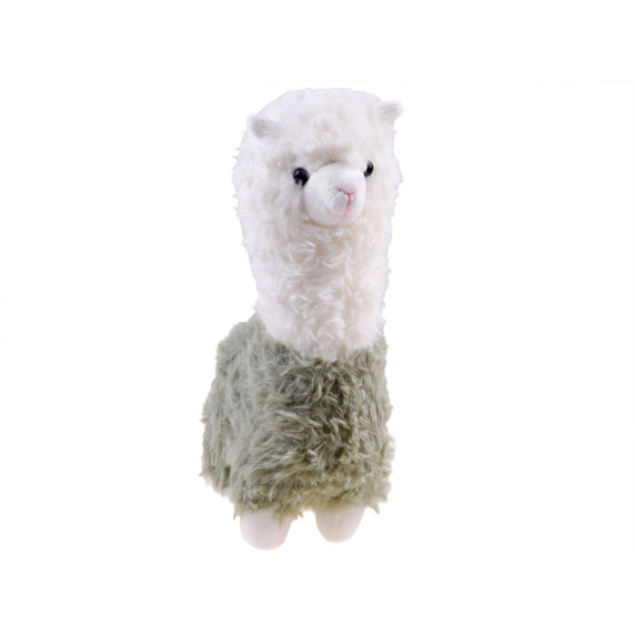 Jucărie de pluș pufoasă alpaca 28cm  Inlea4fun - verde