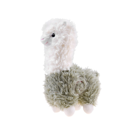 Jucărie de pluș pufoasă alpaca 28cm  Inlea4fun - verde