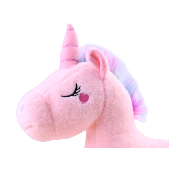 Unicorn din pluș 48 cm - Inlea4Fun ZA4403 - roz