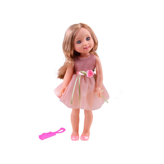 Játékbaba koktélruhában 36 cm Inlea4Fun PRETTY GIRL