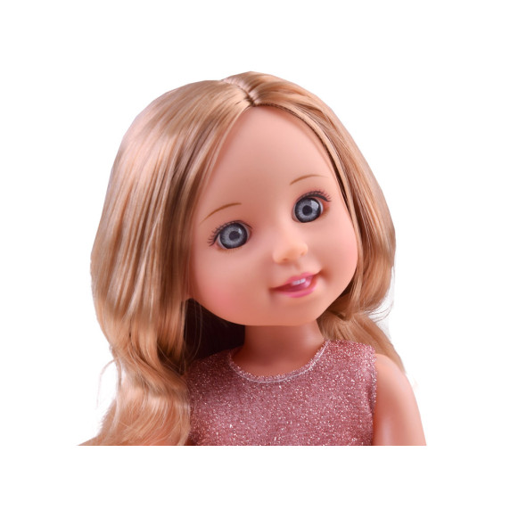 Játékbaba koktélruhában 36 cm Inlea4Fun PRETTY GIRL