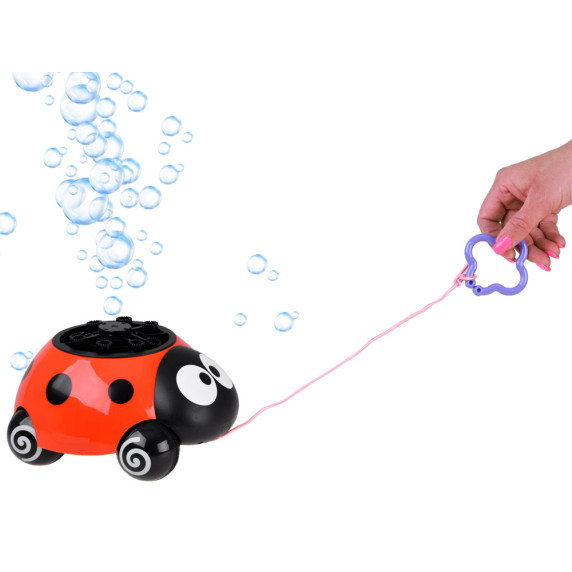 Buborékfújó katicabogár fényhatással ZA4451