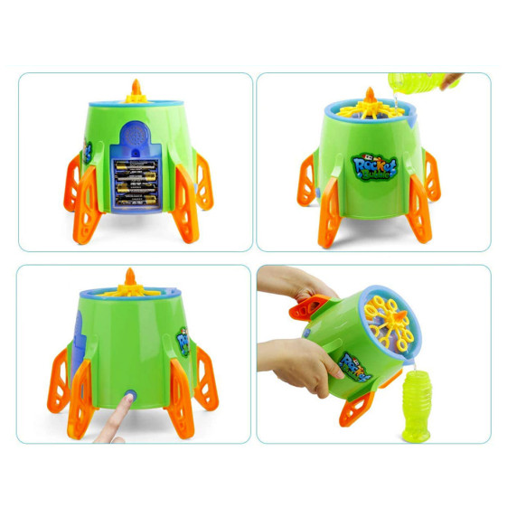 Aparat suflantă bule - navă spațială - Inlea4Fun ROCKET BUBBLE