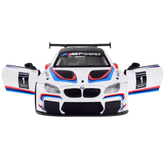 Játék fémautó BMW M6 GT3 Inlea4Fun METAL SPEED ZONE