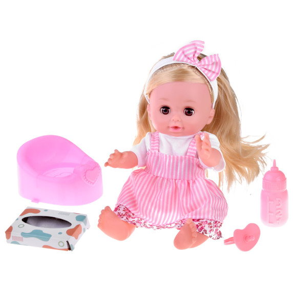 Interaktívna bábika so zvukmi a cikaním Inlea4Fun VINYL DOLL