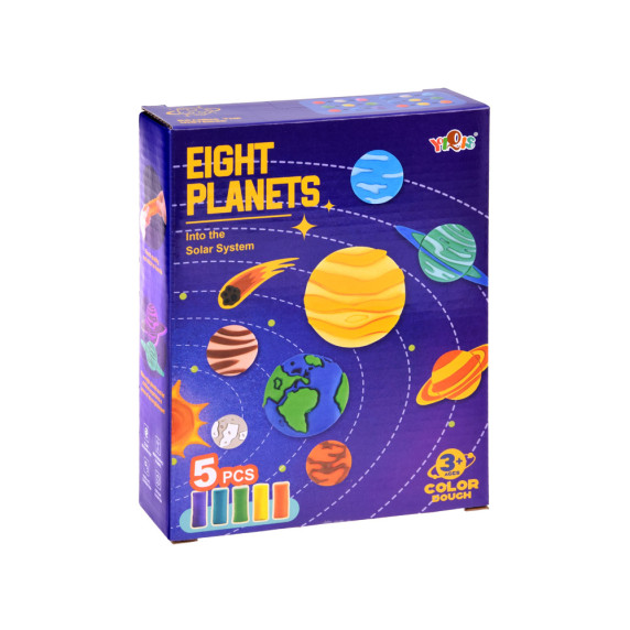 Set de palastelină - Inlea4Fun EIGHT PLANETS - sistem solar