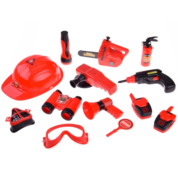 Játék tűzoltó készlet 13 darabos Inlea4Fun FIREMAN