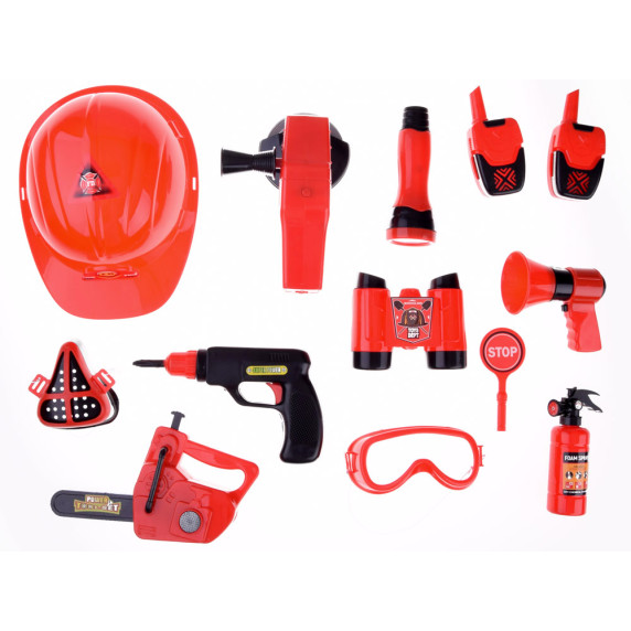 Játék tűzoltó készlet 13 darabos Inlea4Fun FIREMAN