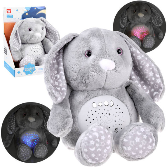 Interaktívny plyšový zajačik s projektorom Inlea4Fun SLUMBER BUDDIES