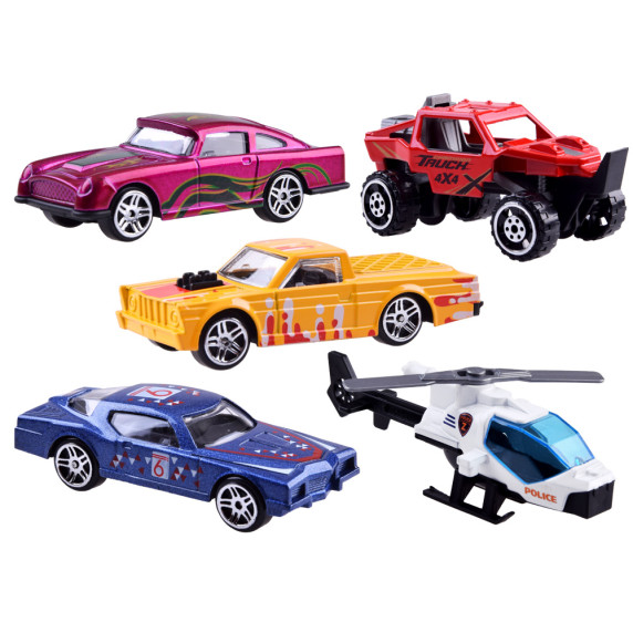 Set mașinuțe din metal - 5 bucăți - Inlea4Fun ZA4703