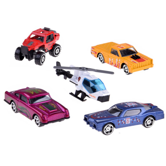 Set mașinuțe din metal - 5 bucăți - Inlea4Fun ZA4703