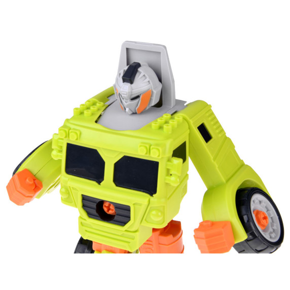 Építőipari jármű dömper, autó-robot 2az1-ben  Inlea4Fun ROBOT ENG