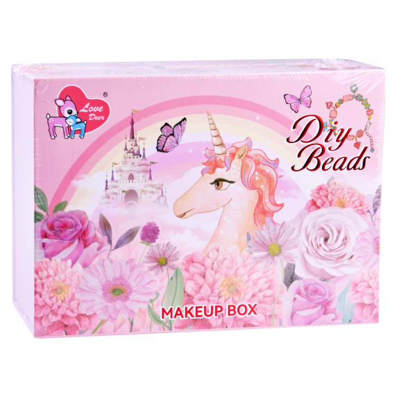 Set cosmetic cu mărgele - Inlea4Fun LOVE DEER MAKEUP BOX