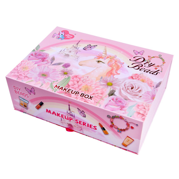 Set cosmetic cu mărgele - Inlea4Fun LOVE DEER MAKEUP BOX