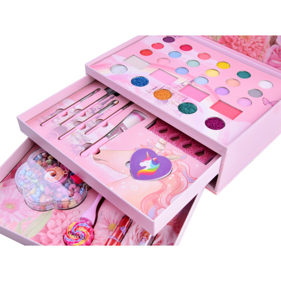 Set cosmetic cu mărgele - Inlea4Fun LOVE DEER MAKEUP BOX