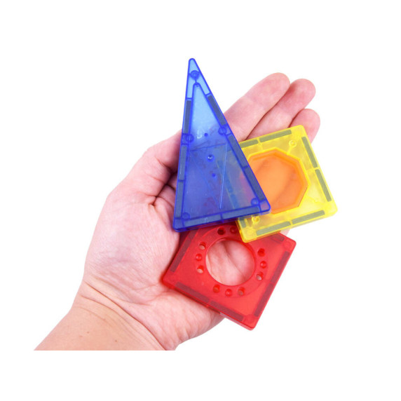 Jucărie construcție magnetică - 123 piese - Inlea4Fun MAGNET BLOCKS