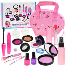 Set machiaj cu poșetă pentru copii - Inlea4Fun MAKE UP SET ZA4799 - 