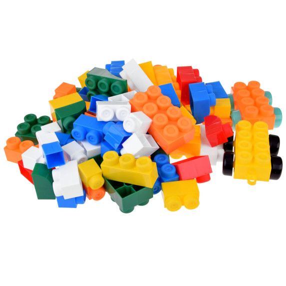 Műanyag építőjáték 88 darabos Inlea4Fun ZOO