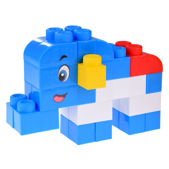 Műanyag építőjáték 88 darabos Inlea4Fun ZOO