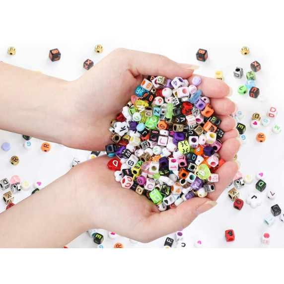 Gyöngyfűző készlet Inlea4Fun CRYSTAL TEC 0,7 LETTER