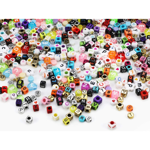 Gyöngyfűző készlet Inlea4Fun CRYSTAL TEC 0,7 LETTER