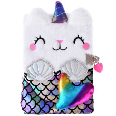 Caiet jurnal secret cu cheie - Kitten Unicorn Mermaid - 