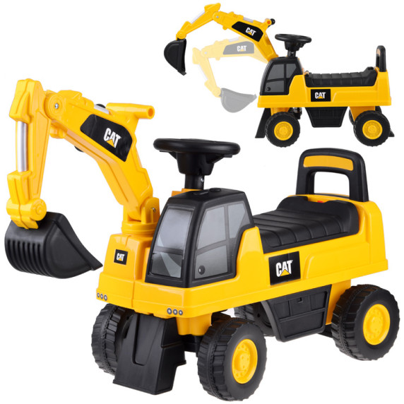 Excavator pentru copii CAT - galben 