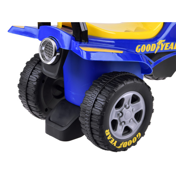 Elektromos négykerekű quad Goodyear - kék/sárga