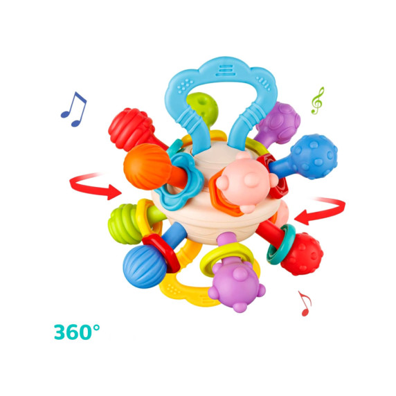 Hryzátko HUANGER Baby Rattle
