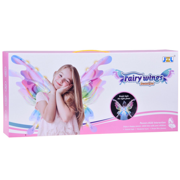 Svietiace rozprávkové krídla Inlea4Fun FAIRY WINGS
