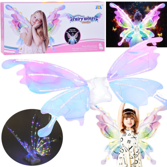 Svietiace rozprávkové krídla Inlea4Fun FAIRY WINGS