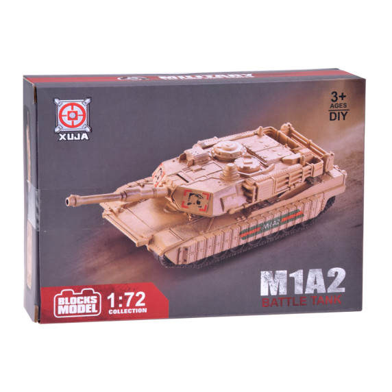 Építőjáték Abrams M1A2 tank 1:72 Inlea4Fun