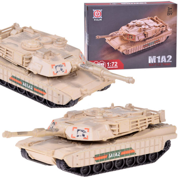 Építőjáték Abrams M1A2 tank 1:72 Inlea4Fun