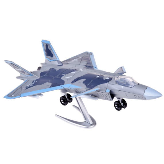 Építőjáték J-20 vadászrepülőgép modell 1:100 Inlea4Fun STEALTH FIGHTER