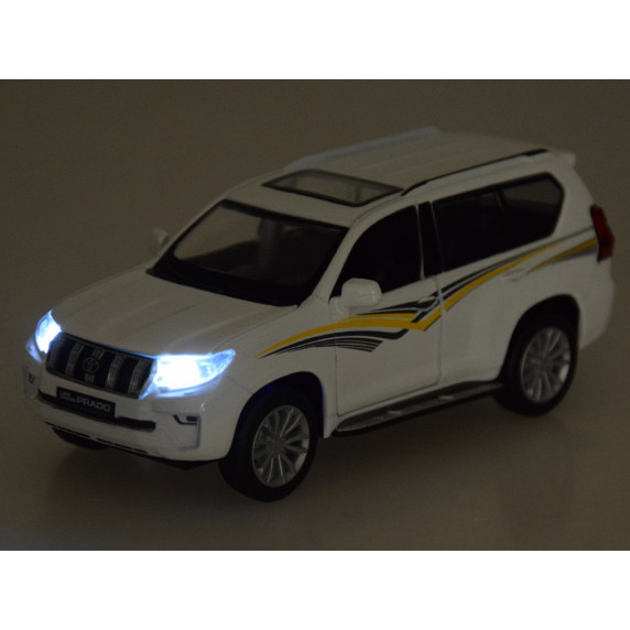 Játék fém autó TOYOTA LAND CRUISER PRADO Inlea4Fun METAL SPEED ZONE