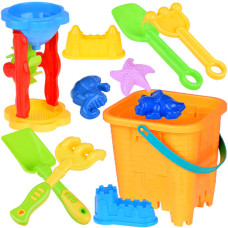 Set jucării pentru nisip - 11 elemente - Inlea4Fun BEACH TOYS - 