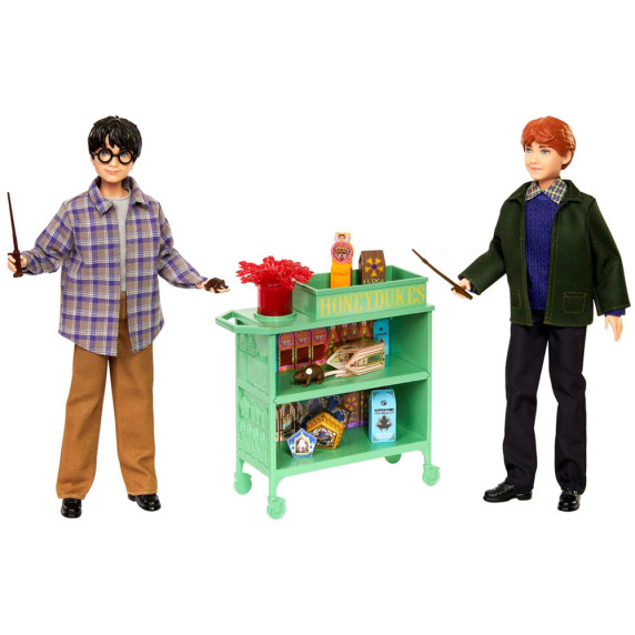 Harry Potter és Ron Weasley figura Roxfort vonaton MATTEL Wizarding world