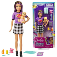 Barbie baba bébiszitter kiegészítőkkel BARBIE Skipper - 