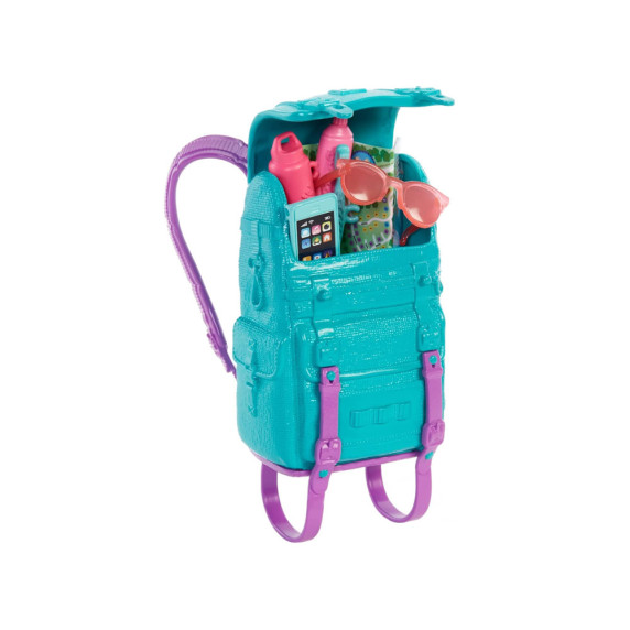 Bábika Barbie Malibu Camping bábika cestovateľka s doplnkami BARBIE ZA5086