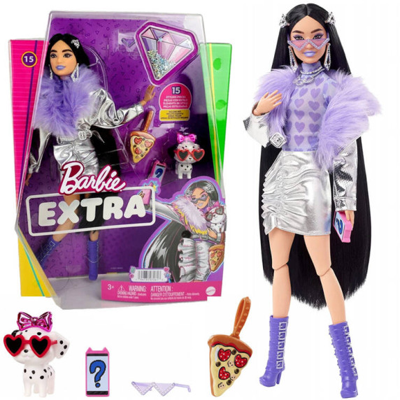 Barbie baba dalmát kutyával és kiegészítőkkel Inlea4Fun EXTRA ZA5094