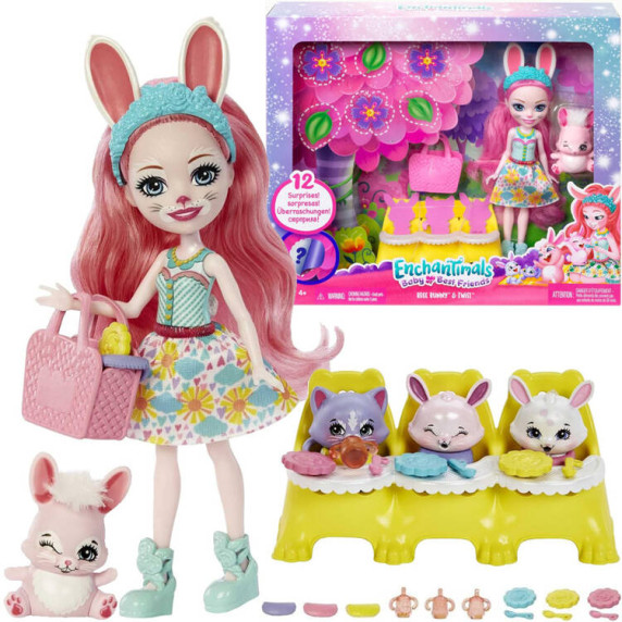 Enchantimals baba Bree Bunny Doll Twist Bunny