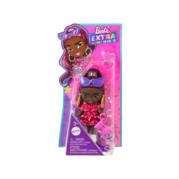 Stílusos divatbaba Barbie Extra Mini Minis HLN47 ZA5105 D