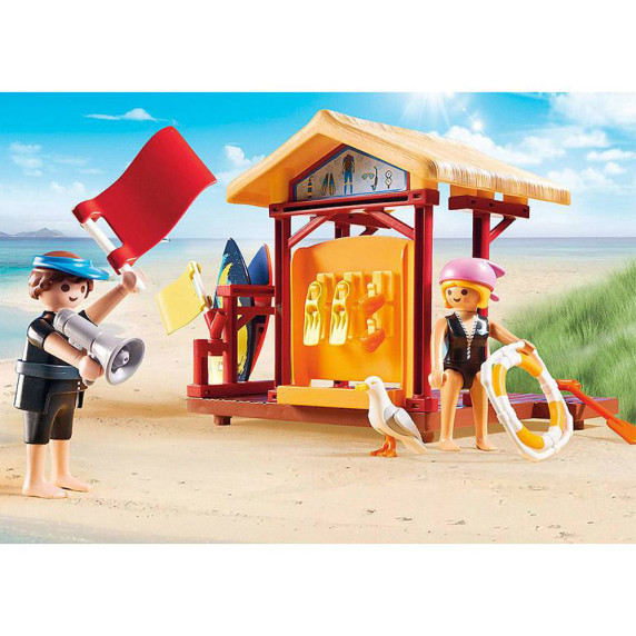 Kreatív építőkészlet Vízisport iskola 73 darabos Playmobil Family Fun 70090