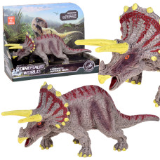 Figurină de dinozaur Triceratopts -  Inlea4Fun DINOSAUR WORLD - 