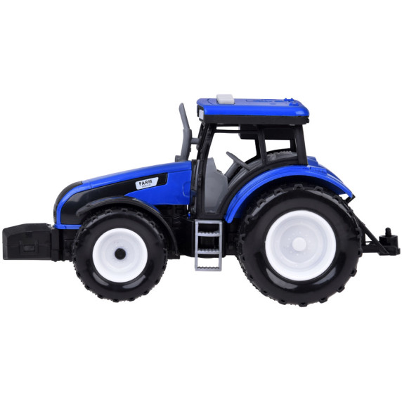 Tractor albastru cu efecte de lumină și sunet -  Inlea4Fun FARM TRACTOR