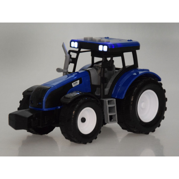 Tractor albastru cu efecte de lumină și sunet -  Inlea4Fun FARM TRACTOR